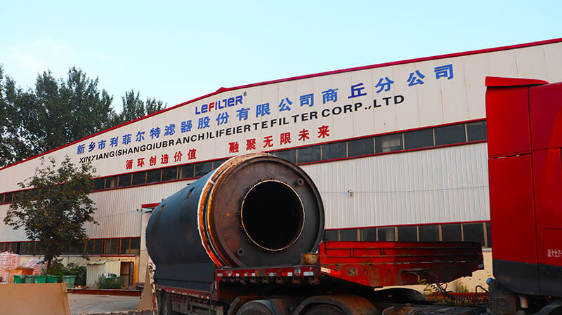 廢輪胎煉油設備裝車發貨