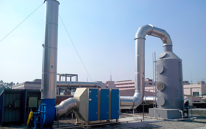 UV光氧催化設備用戶現場 UV光氧催化設備用戶現場